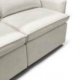 Sofá 2 Cuerpos Santiago Tela Beige - 1.70m Stock