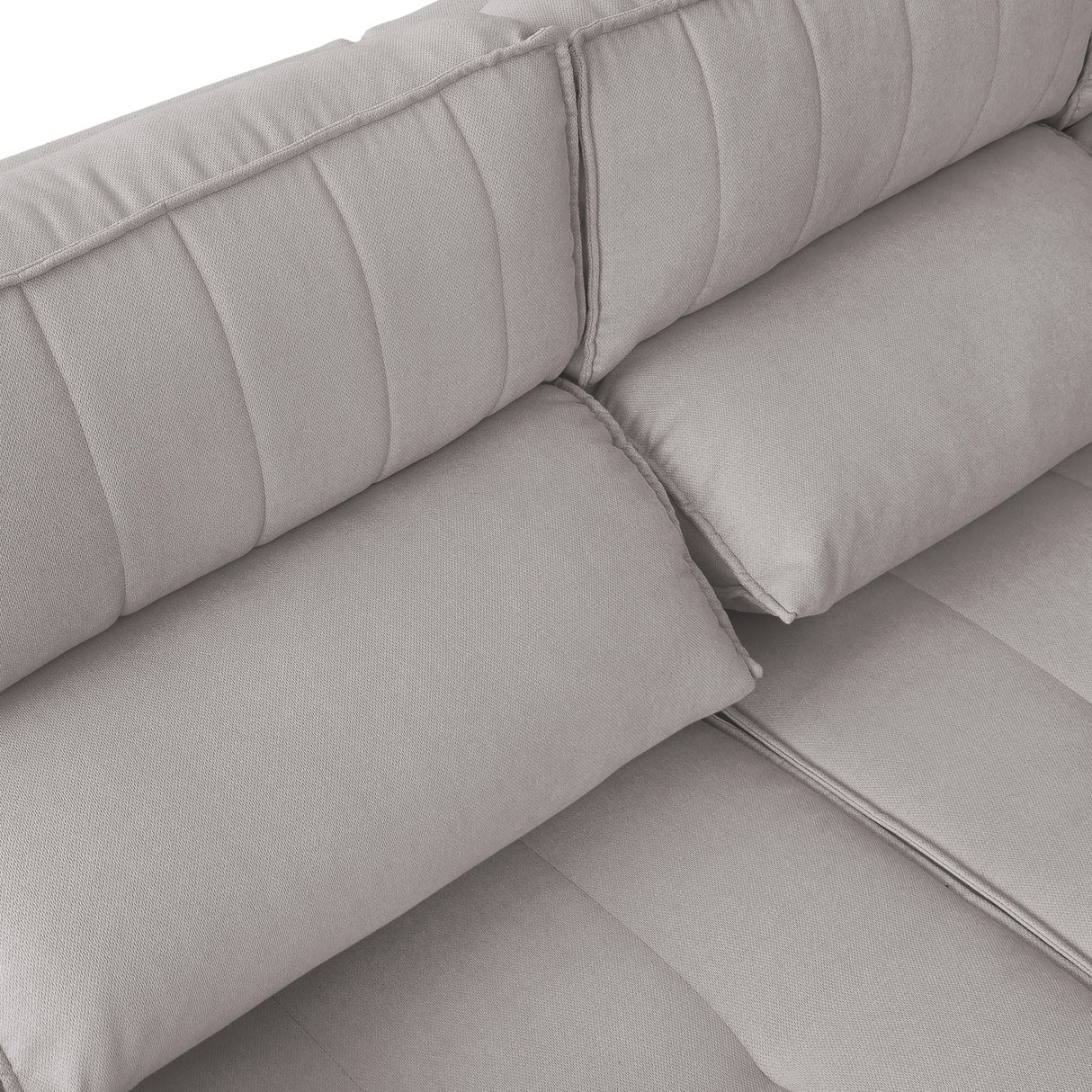 Sofá extensible y reclinable de 3 cuerpos tela chenille color café