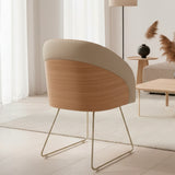 Poltrona Kesia CP. RO. FO. TEC:300 Piccolo Bege 361 Stock