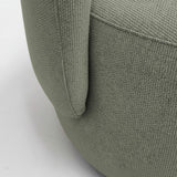 Poltrona giratoria color verde musgo