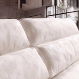 Sofá 2 Cuerpos Paris Tela Beige - 2.54m