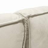 Sofá 2 Cuerpos Santiago Tela Beige - 1.70m Stock