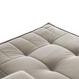 Sofá Extensible y Reclinable Toquio Tejido Arena 2388 Impermeabilizado - 2.04MT Stock