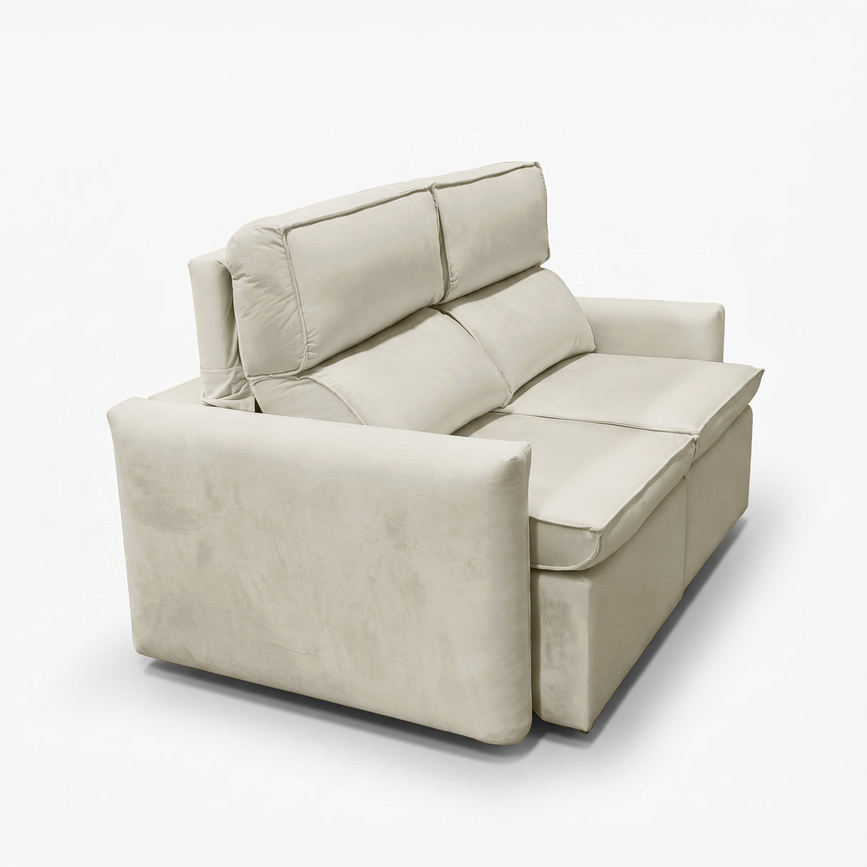 Sofá 2 Cuerpos Santiago Tela Beige - 1.70m Stock