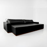 Sofá Extensible Imperial de Eco Cuero con Carga touch y Luminaria