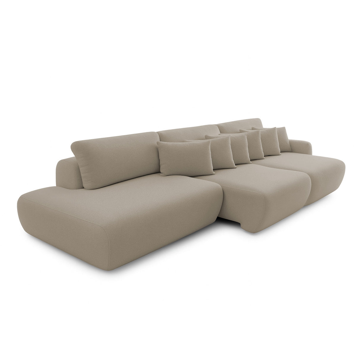 Sofá extensible Solana con pouf