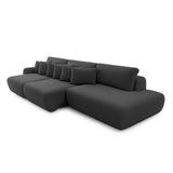 Sofá extensible Solana con pouf