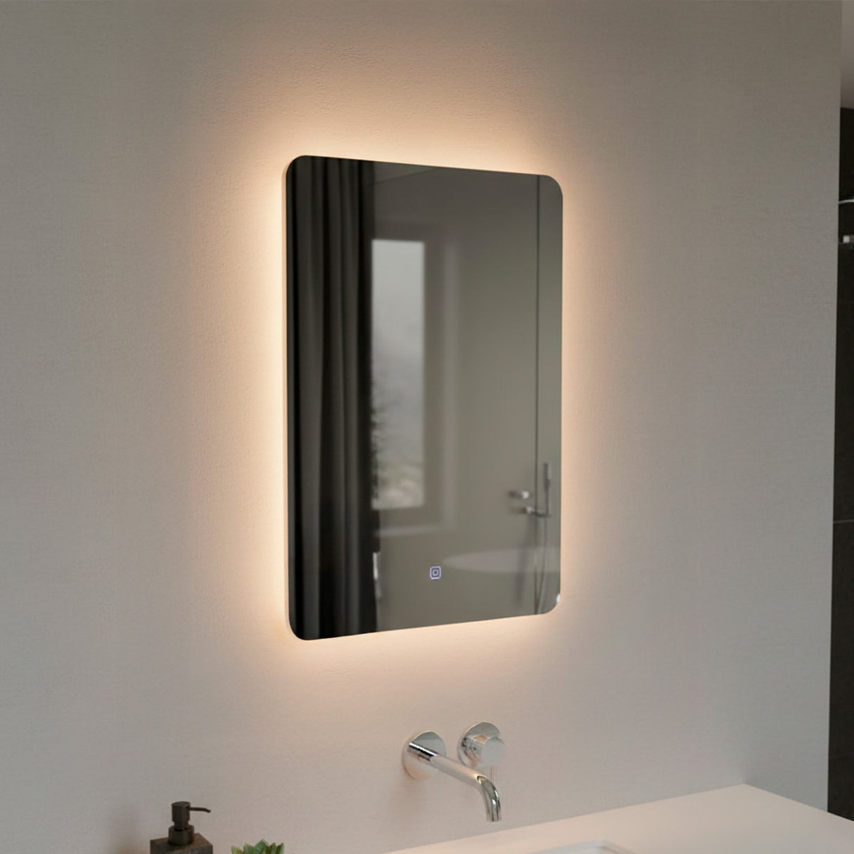 Espejo Led Rectángulo Vertical