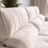 Sofá 3 cuerpos Toquio Tela Beige - 3.14m
