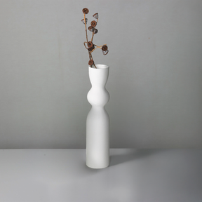 Jarrón Decorativo de Ceramica Curvo Kelida Porcelana