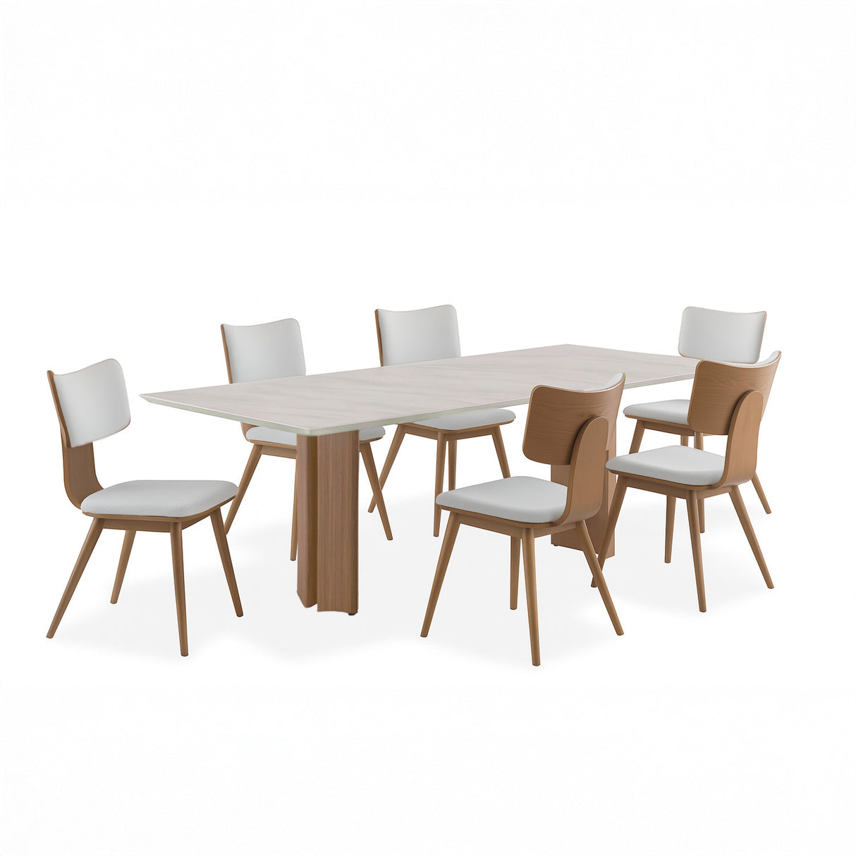Mesa de comedor Lara y silla Alana