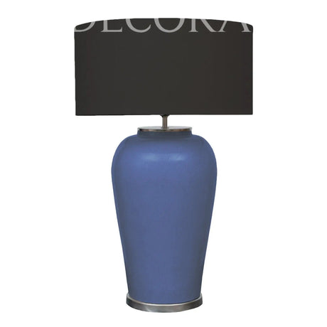 Lámpara de cerámica con pantalla de tela Re Decora