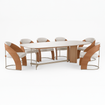 Mesa de comedor Nala y poltrona Renata