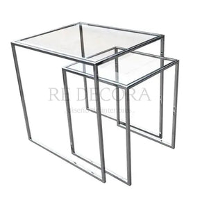 Mesa Lateral Nido Cromadas