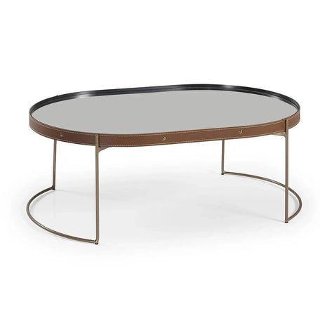 Mesa de Centro Onix Ovalada Re Decora