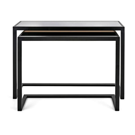 Mesas Nido Black - Set de 2