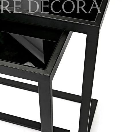 Mesas Nido Black - Set de 2