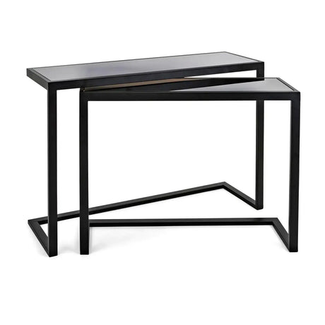 Mesas Nido Black - Set de 2