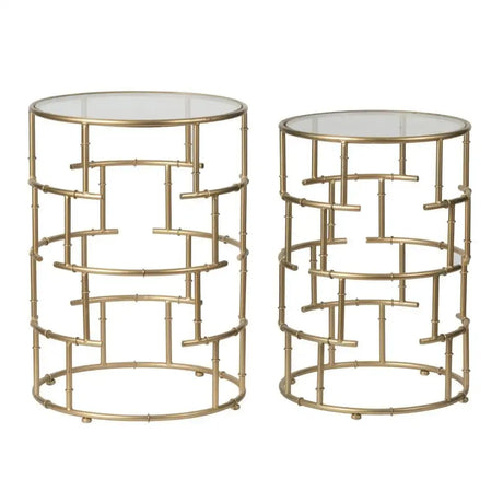 Mesas laterales de vidrio 