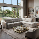 Sofá extensible y reclinable Dublin con Chaise Longue