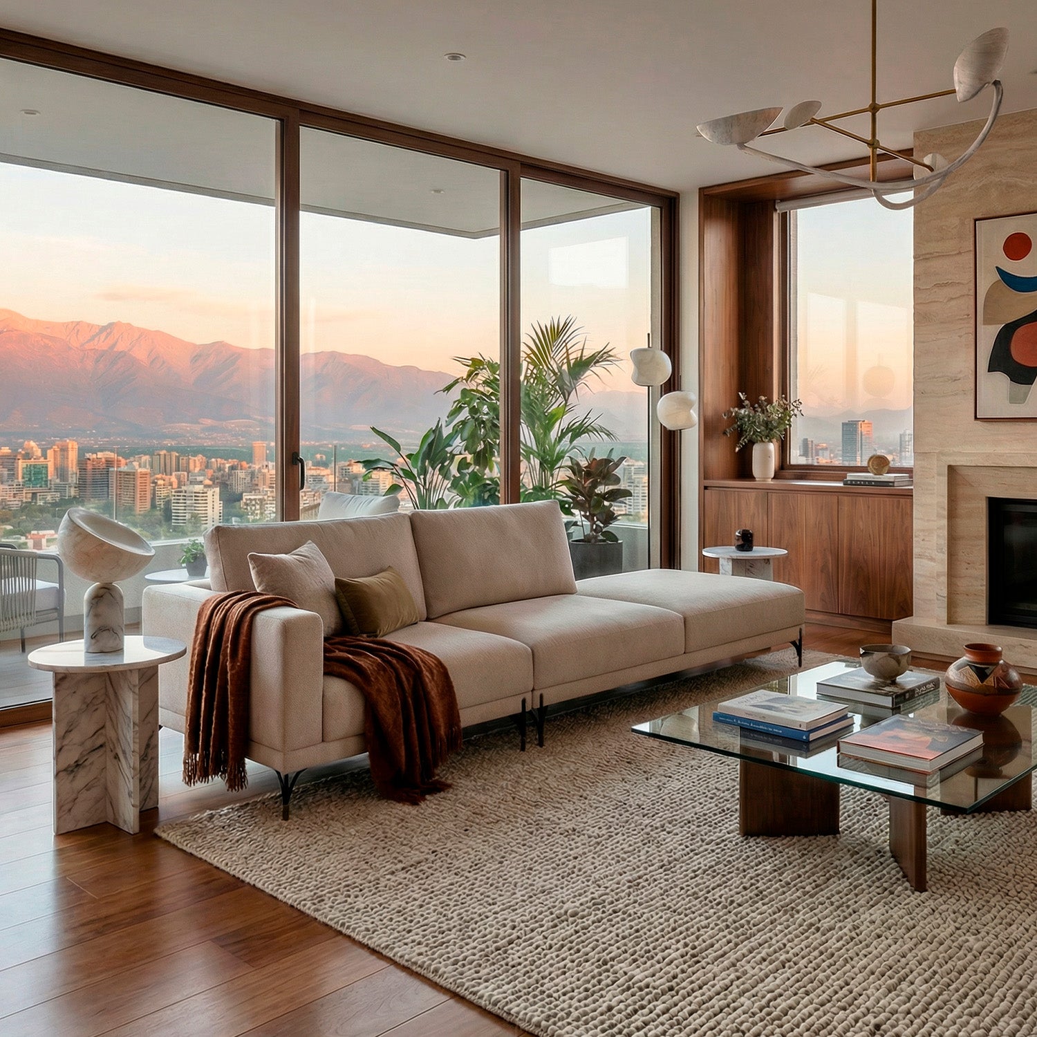 Sofá Cobble Single con Pouf