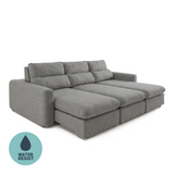 Sofá Extensible y Reclinable Paris Premium Stock