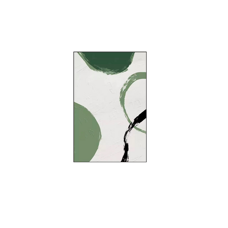 Cuadro Decorativo Abstracto Musgo Bihua