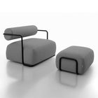 Poltrona Zelazo + Pouf de Terraza
