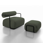 Poltrona Zelazo + Pouf de Terraza