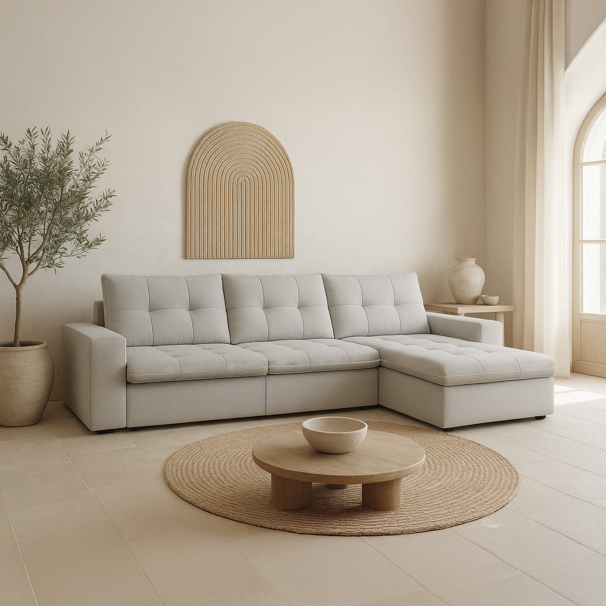 Sofá Extensible y reclinable Antares