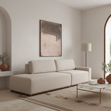 Sofá Piacenza con Pouf