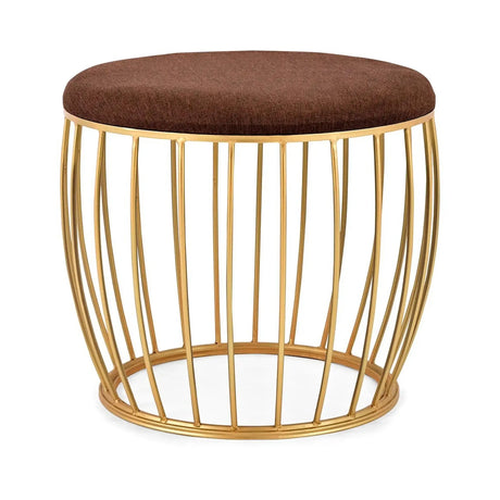 Pouff Cora Brown Ottoman
