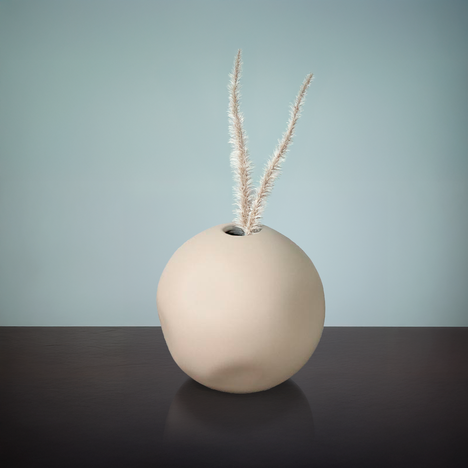 Jarrón de Cerámica Redondo Minimalista Kelida Porcelana