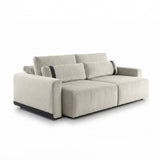 Sofá 2 Cuerpos Rizzonte Tela Beige - 2.36m