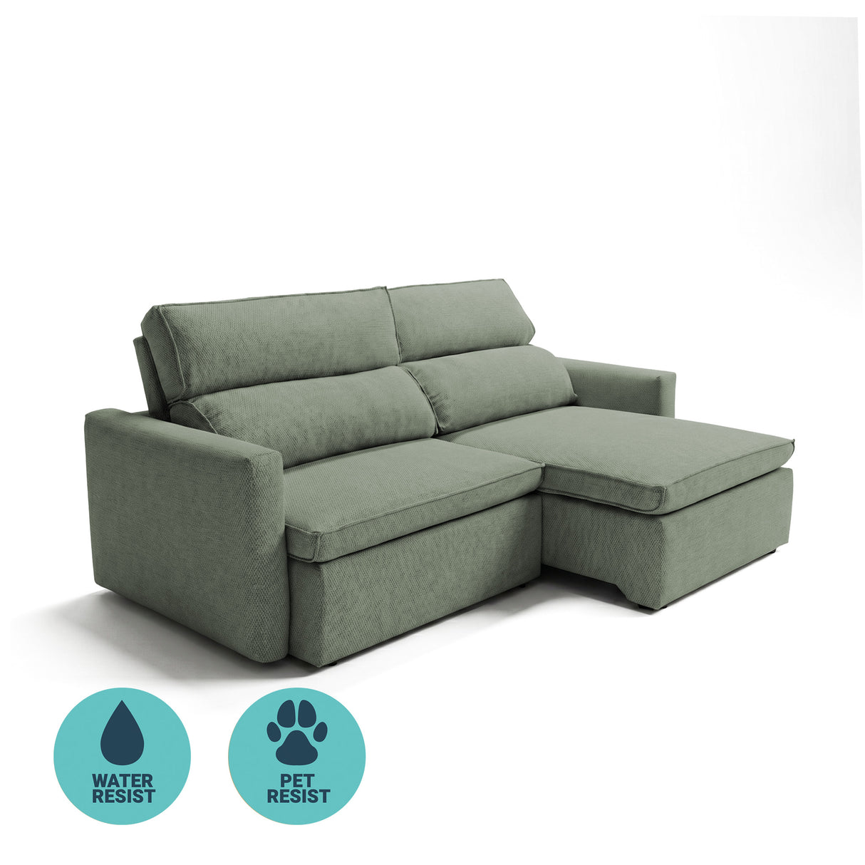 Sofá Reclinable y Extensible Santiago