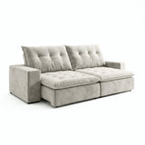 Sofá 2 Cuerpos Sidney Tela Beige - 2.24m