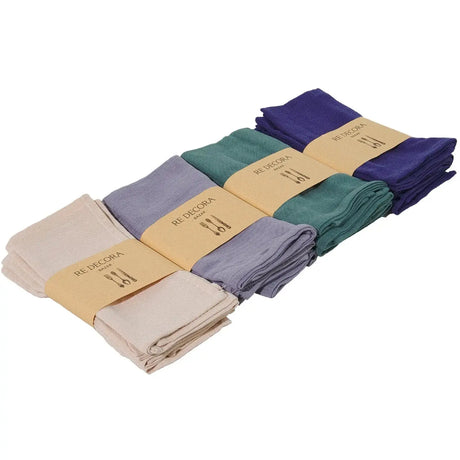 Servilletas de Lino Gris - Set de 4 Re Decora