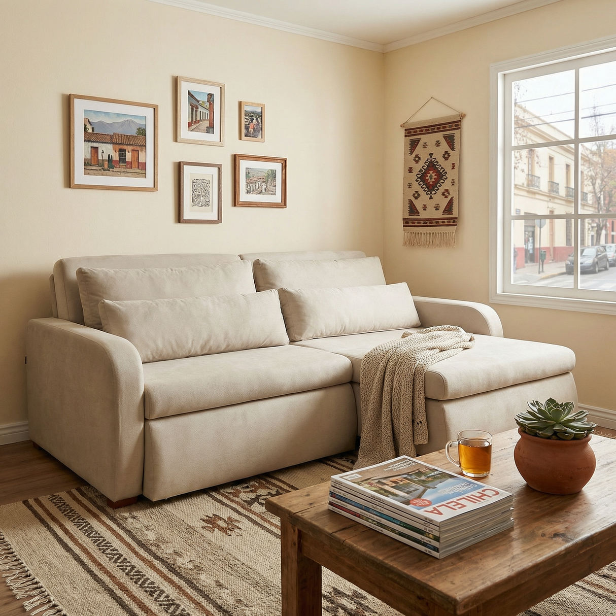 Sofá Cama 2 cuerpos Zurich Stock