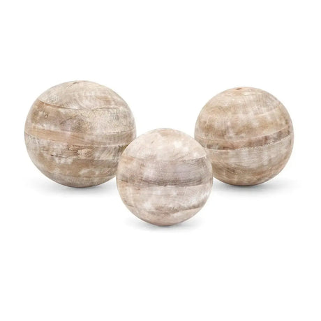 Esferas Decorativas de Madera