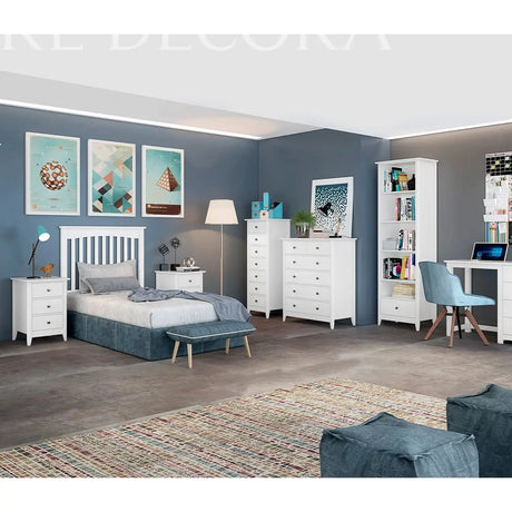 Velador York con Estante Re Decora