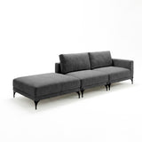 Sofá Cobble Single con Pouf