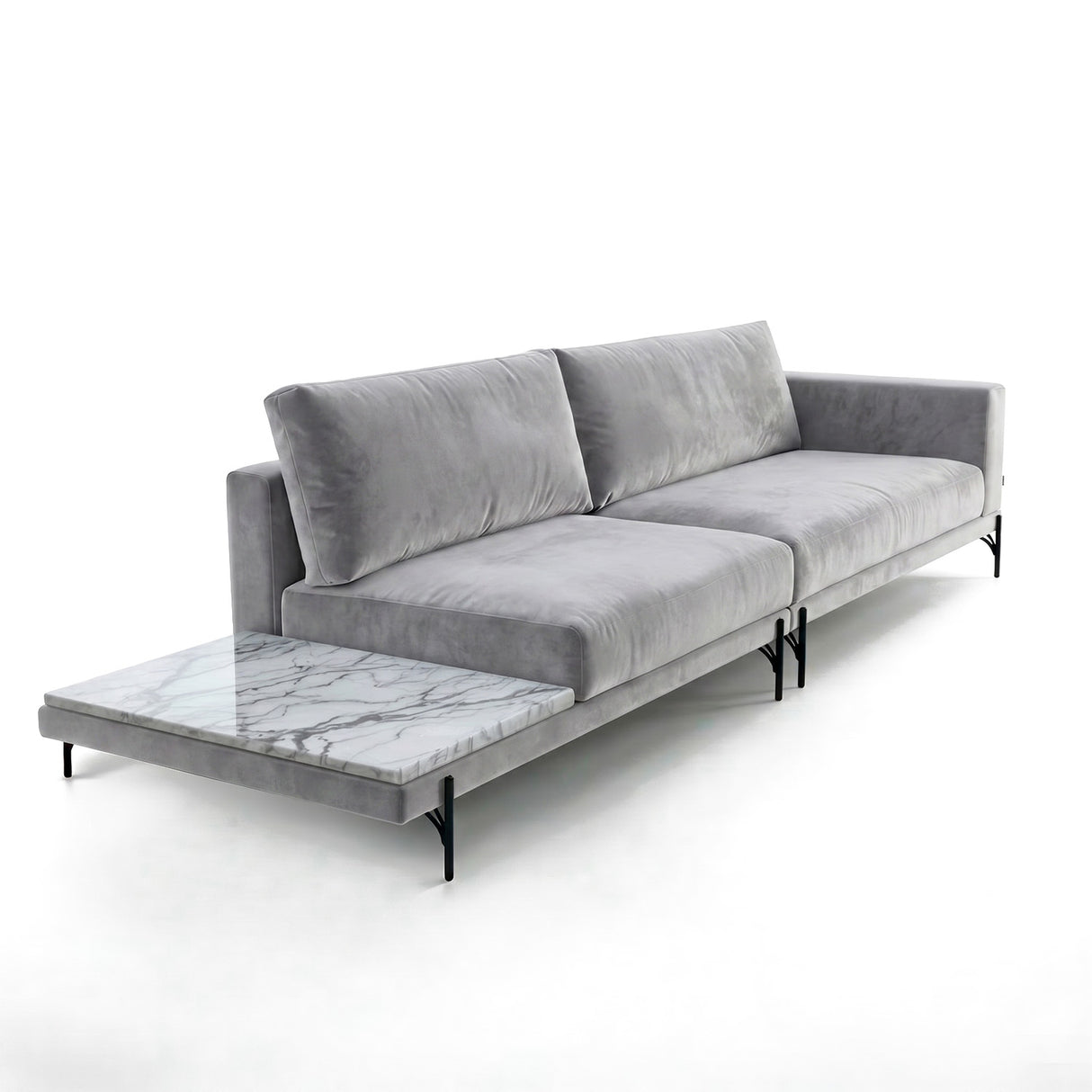 Sofá Cobble con Mesa de Mármol