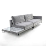 Sofá Cobble con Mesa de Mármol