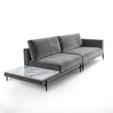Sofá Cobble con Mesa de Mármol
