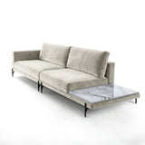 Sofá Cobble con Mesa de Mármol