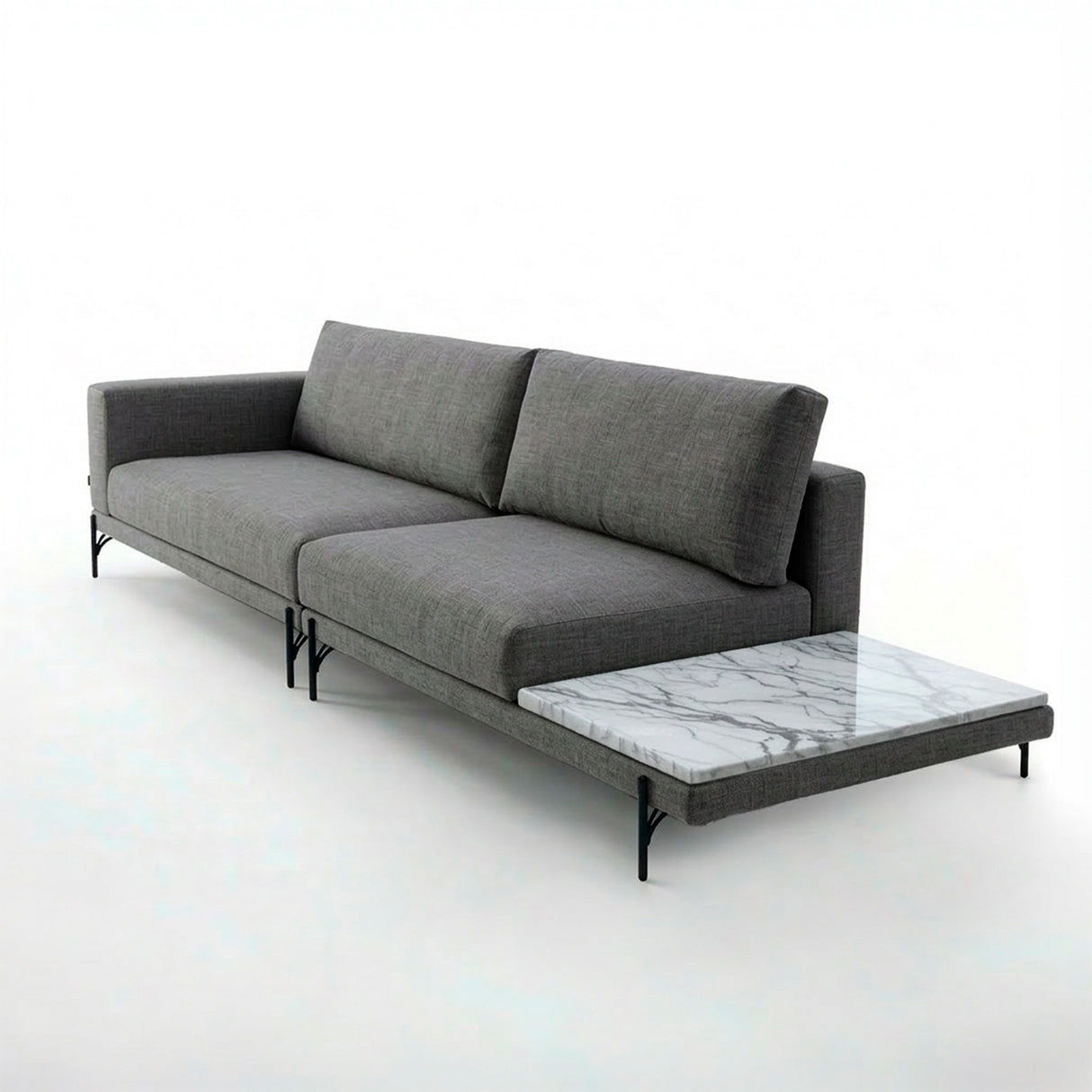 Sofá Cobble con Mesa de Mármol