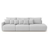 Sofá extensible Solana con pouf