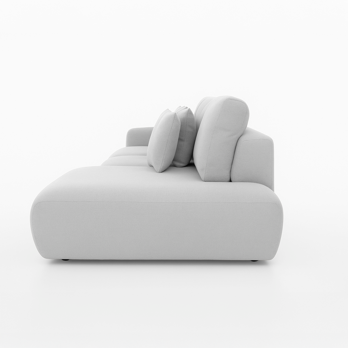 Sofá extensible Solana con pouf