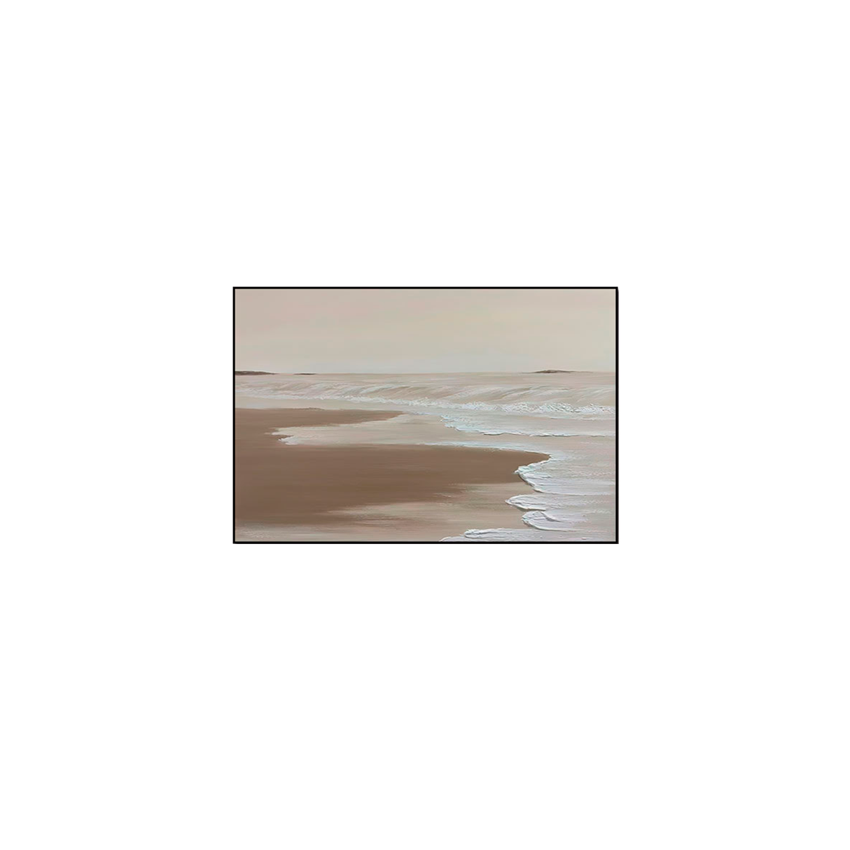 Cuadro Decorativo Abstracto Playa Bihua