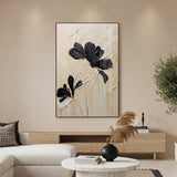 Cuadro flor abstracta